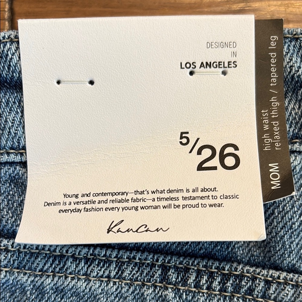 Distressed Blue Denim Shorts - Picture 3 of 8